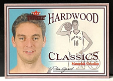 Pau Gasol 2004-05 Fleer Throwbacks Hardwood Classics (Nice Sharp Corners!!!)