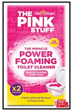 Stardrops - the Pink Stuff - the Miracle Power Foaming Toilet Cleaner - 2 Treatm