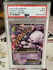 Pokemon XY Breakthrough #64 Mega M Mewtwo EX PSA 9 2015