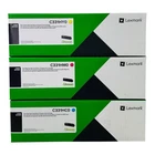Genuine Lexmark C331 Color Toner Set C331HM0 C331HY0 C331HC0 Cyan Magenta Yellow