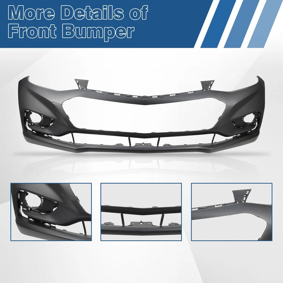 Front Bumper Cover For 2016-2018 Chevy Cruze GM1000A01 Foto 4 de 4