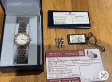 Maurice Lacroix Calypso 95327-1510 original box and links, battery guarantee