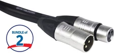Gator Cableworks Backline Series Microphone Cable - 20 foot (2-pack)