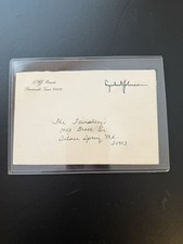 Political Lot:  Lyndon Johnson Carl Albert Bill Bradley NBA HOF Signed