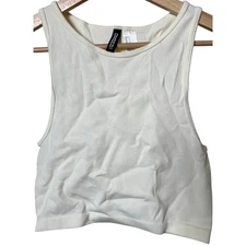 Divided By H&M Women White Top Size Small Essential 