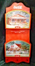 Coca-Cola Metal Nostalgic Wall Mail Holder Key Rack Organizer
