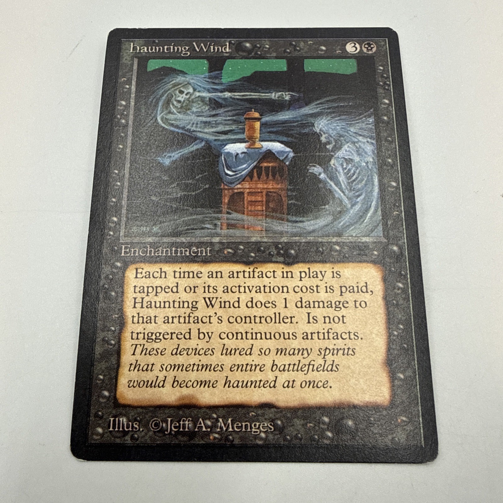 Haunting Wind Antiquities MTG Magic the Gathering Illus Jeff A. Menges 