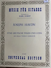 Music for Guitar Karl Scheit | Haydn- Coda Classical Guitar Sheet Music 1971