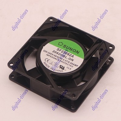 New SUNON SF23092A 2092HBL.GN 220V~240V 0.07/0.06AMP 22/21W BALL Cooling Fan