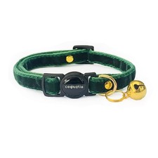 Safety Quick Release Cat Collars,Double Velvet with Bell Available in a Range...