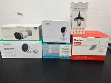 Security Cameras Mixed Lot Of 6 - Winees, blurams, Zosi, Aubor - Untested As is