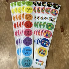 80pcs  Thank You Stickers  1.5”  Small Business for Decorate Envelopes Sealing