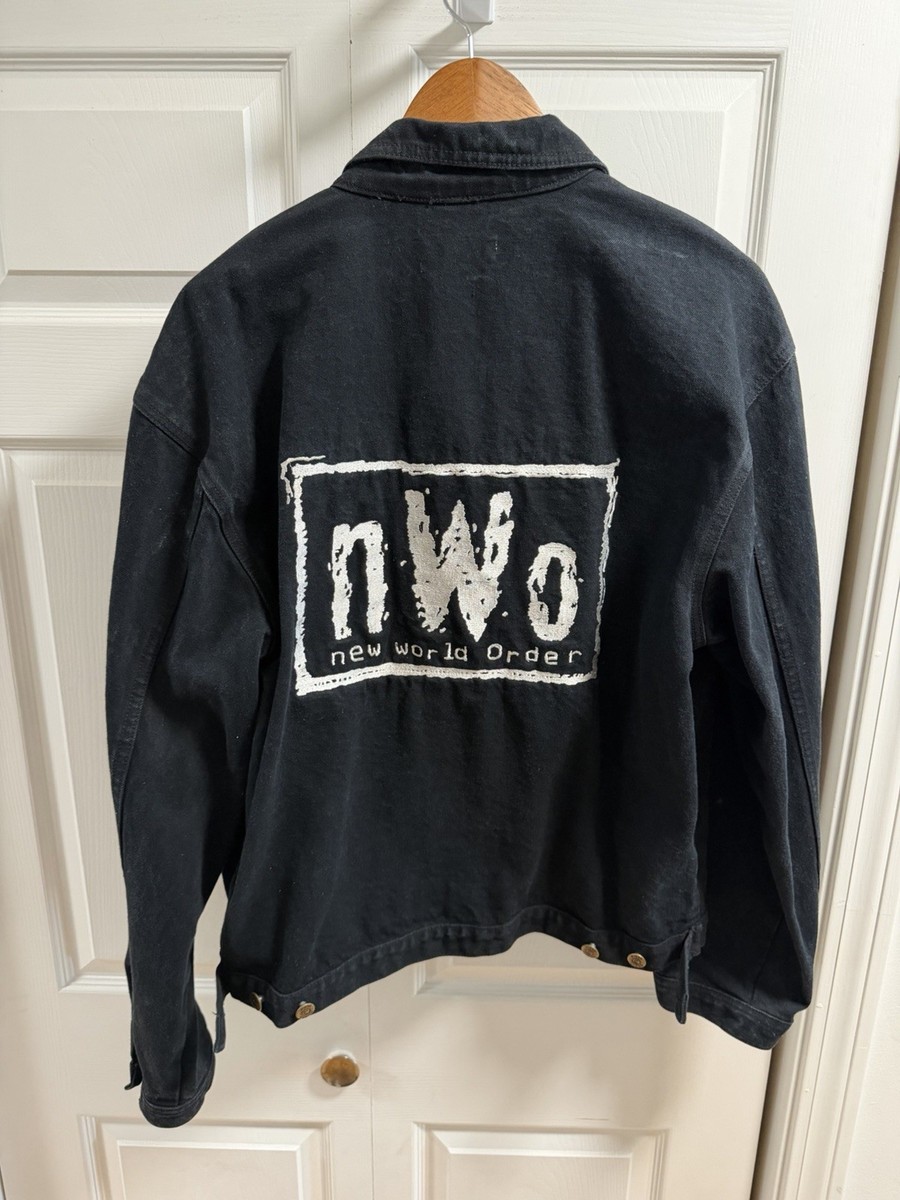 Eric Bischoff Black Nwo Denim Jacket WCW New World Order WWE