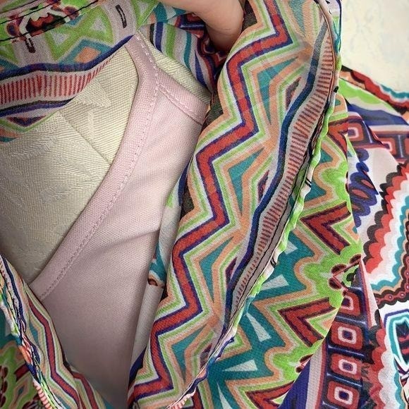 Love Fire Multicolor Boho Patterned Crop Top & Bl… - image 7