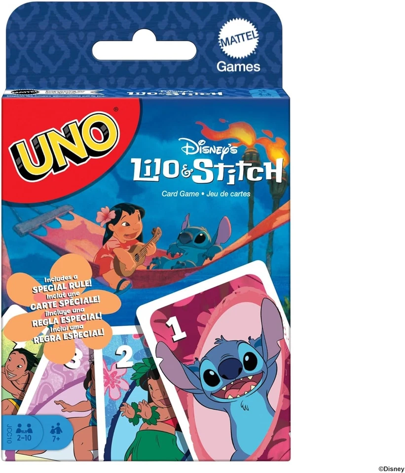 NEW UNO Disneys Lilo and Stitch Card Game