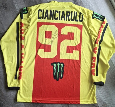 Adam Cianciarulo Signed #92 Replica Fox Jersey -JSA COA