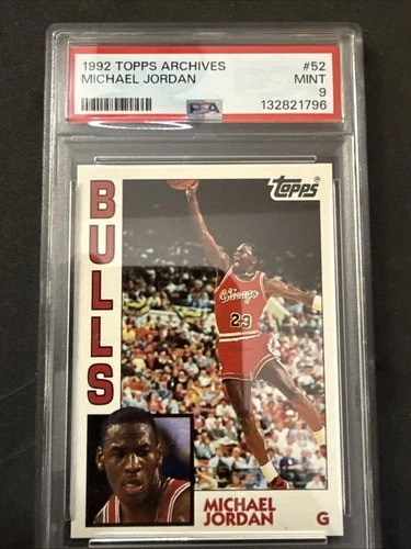 1992 Topps Archives #52 Michael Jordan PSA 9 MINT Fresh Grade & Pack Fresh!!