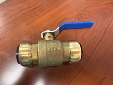 1" Full Port Ball Valve Full Port Brass 200W New Condition Free Shipping