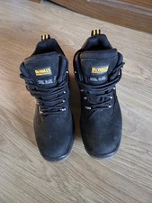 DEWALT Challenger Size 8 Black Waterproof Steel Toe Cap Safety Boots