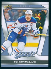 2025-26 Upper Deck MVP Hockey #1 CONNOR MCDAVID Oilers Base Card