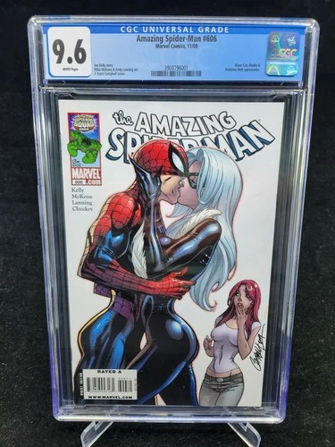Amazing Spider-Man #606 - J. Scott Campbell Cover (CGC 9.6) 2009
