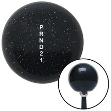 White Shift Pattern 30n Black Metal Flake Shift Knob W M16x1.5 Insert Shifter