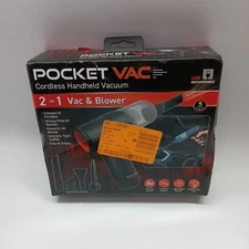 Pocket Vac Cordless Handheld Vacuum 2 in 1 Vac and Blower