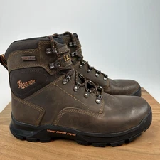 New Mens Danner Crafters 6" Leather Brown Leather Boots Shoes Size 9 D