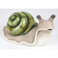 GroßE Deko Schnecke Magnesia Ca. 40 Cm Gartenfigur Dekofigur Gartendekoration