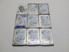 Lot of 9 500GB 2.5" Laptop PC Thin HDD SATA Hard Disk Drive Mixed Major Brands