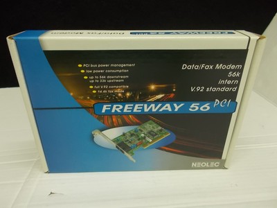 Freeway 56 PCI Data/Fax Modem, 56K, Internal, V.92 Standard, PCI