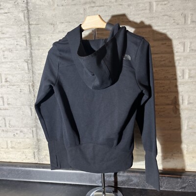 The North Face Women's Asymmetric Zip Hoodie Sweatshirt XS Black