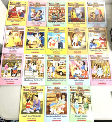 The BabySitters Club 18 Chapter Book Collection by Ann Martin Like New