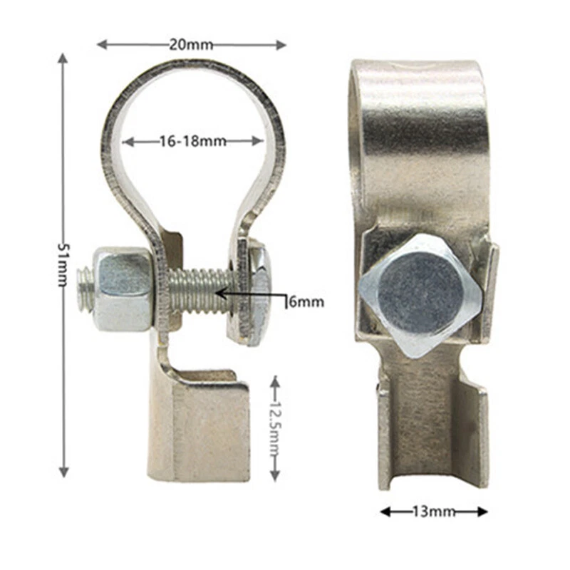Универсальный клеммный зажим соединитель отрицательный и положительный для аккумулятора из чистой меди - Изображение 2 из 4