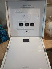 Withings - Body Pro Smart Wi-Fi Scale - White - WBS09 - BMI - New Perfect 