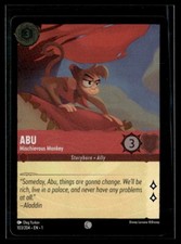Disney Lorcana The First Chapter Abu Mischievous Monkey Foil 103/204