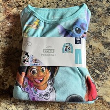 New in Package - Girls DISNEY 100 2 piece pajama set - Size XS 4/5