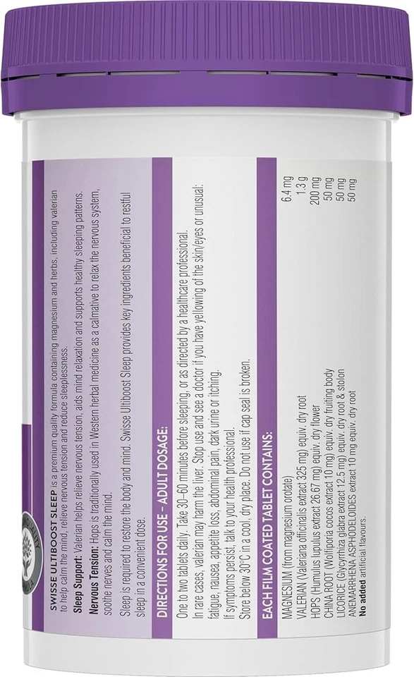 2X Swisse Ultiboost Sleep 100 Tablets - FREE SHIPPING AU - image 2 of 4