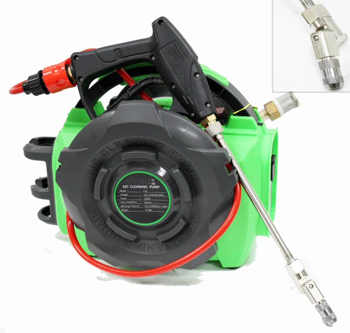 Portable HVAC AC Coil Condenser Cleaning Automotive Pressure