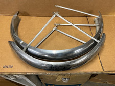 Roadmaster Mens Ladies 26" Bicycle Chrome Fender Set Original