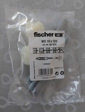 lot de 50 kits de fixation pour lavabos et WC suspendus Fischer WD 10 X 120