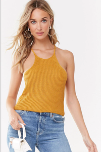 mustard yellow tank