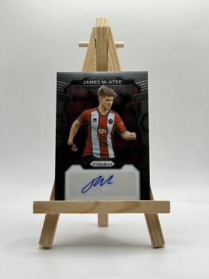 2023-24 Panini Prizm James Mcatee Auto Signatures #S-JM Sheffield United FC