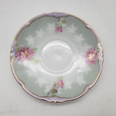 R C METEOR Bavaria 4.75'' Teacup Saucer Peony Floral Plate ~ Saucer Only no Cup