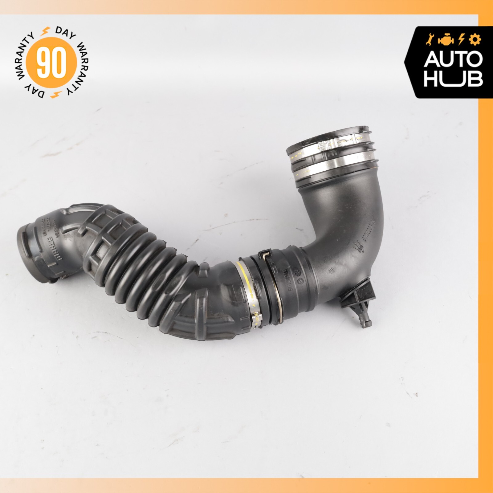 14-22 Maserati Quattroporte M156 Engine Right Air Intake Duct Pipe Hose Set OEM