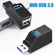 3 Port USB 3.0 Hub Splitter Multi Adapter 5Gbps High Speed For PC Desktop Laptop