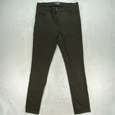 Vince Olive Green Pants Stretch Casual Career Trousers Women's Size 12