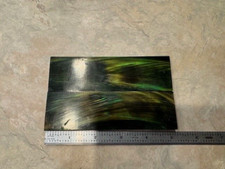 BEAUTIFUL GREEN COLORED BUFFALO HORN KNIFE HANDLE MATERIAL BLANK SCALES