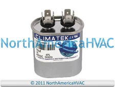 ClimaTek 10 uf 440 Volt Oval Capacitor Fits GE Genteq Capcom 97F9002 97F9002BX
