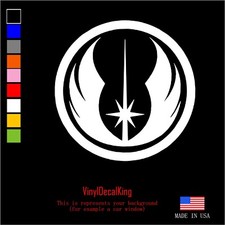 Star Wars Jedi Order Symbol Vinyl Die Cut Car USA Decal Sticker - FREE SHIPPING